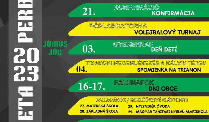 Podujatia a letné tábory máj - júl 2023
