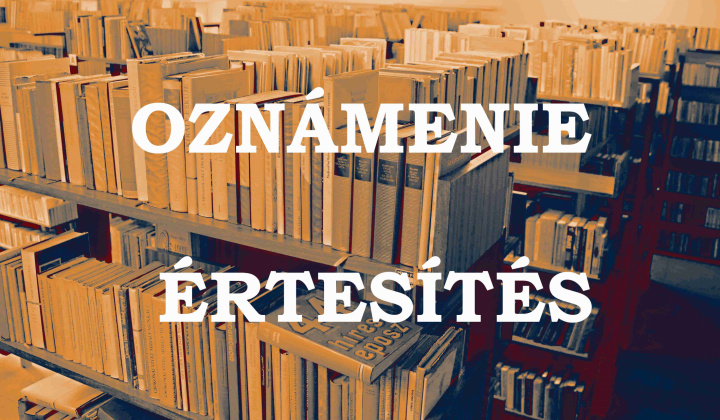 OZNÁMENIE
